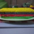 Cooksnap dari dian untuk resep Bolu rainbow kukus empuk
