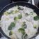 El cooksnap de Aliosha cuando hizo Pechugas con espinacas y brócoli a la crema.
