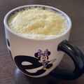 El cooksnap de Erika Conk cuando hizo Torta en Taza para hacer en microondas.
