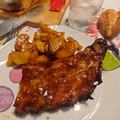 El cooksnap de Luis Brime cuando hizo Costillas de Cerdo con Salsa de Mandarina.