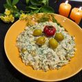 کوک اسنپ نیره اعظم زنجانی بعد از امتحان کردن سالاد مرغ و زیتون (Chicken & Olive Salad).