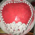 Himani Kashyap का कुकस्नैप जब उन्होंने स्ट्रॉबेरी केक (Strawberry cake recipe in hindi) बनाया था।