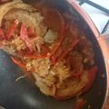 El cooksnap de Tamara Nicole cuando hizo Bifes a la criolla.