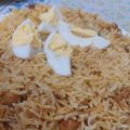 Fary Feroz's cooksnap of when they made Chana pulao biryani.