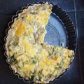 El cooksnap de Martín Pena cuando hizo Tarta de berenjena y puerro.
