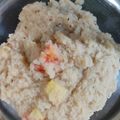 shaanu yadav 's cooksnap of when they made Suji ka namkeen halwa.