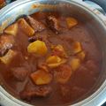 El cooksnap de Arantxa cuando hizo Carrilleras de cerdo al vino tinto.
