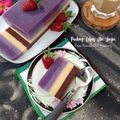 Cooksnap dari Nauzaery Setyo untuk resep Pudding lapis ubi ungu
