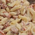 eszter irsay-nagy Cooksnap-ja, amikor elkészítette a(z) Egyszerű virslis tésztasaláta receptet.