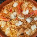El cooksnap de Eva R. cuando hizo Arroz con bacalao y gambas.