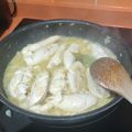El cooksnap de Almudena Collado cuando hizo Pechuga de pollo en salsa.