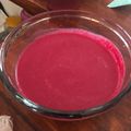 El cooksnap de Maricarmen Meza cuando hizo Sopa fresca de betabel.