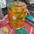 El cooksnap de Ladyema Taño cuando hizo Conserva de ajies picantes.