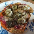 El cooksnap de marvh1959 cuando hizo Pizza de harina de garbanzos en sartén (sin gluten).