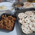 El cooksnap de Dani Redondo cuando hizo Pan pita tipo griego.
