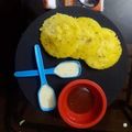 AayushiKhodani का कुकस्नैप जब उन्होंने वेजिटेबल सूजी की इडली (vegetable suji ki idli recipe in Hindi) बनाया था।