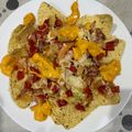 El cooksnap de Noemi Mariscal saludes cuando hizo Dip de nachos con bacon y queso manchego fundido.