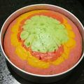 Madhu Jain का कुकस्नैप जब उन्होंने तिरंगा मार्बल केक (tiranga marvel cake recipe in Hindi) बनाया था।