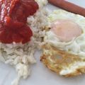 El cooksnap de Marieta cuando hizo Arroz a la cubana.