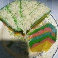 Cooksnap dari Farra Aghnia Rafifah untuk resep Bolu Kukus Pelangi