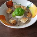 Contiu-Pleth Edina Cooksnap-ja, amikor elkészítette a(z) Gombakrémleves fokhagymás krutonnal receptet.