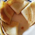 El cooksnap de Karen Hernández cuando hizo Panqueques con manjar!!.