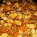 El cooksnap de M.Julia Lefiú cuando hizo Ñoquis de harina.
