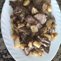 El cooksnap de nicoleta cuando hizo Hígado encebollado con patatas.