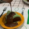 Cooksnap dari Justicia Bahari untuk resep PUDING LUMUT versi Full Lumut | Rasa Pandan, Coklat dan Butter
