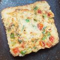 Nazia Parveen's cooksnap of when they made Bread pizza.