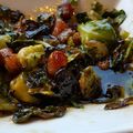 greenecm's cooksnap of when they made Sautéed Brussels Sprouts With Bacon And Garlic.