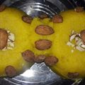Seema Sharma's cooksnap of when they made Suji /raha halwa.