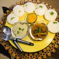 Shobha Deshmukh's cooksnap of when they made इडली चटण आणि सांबार (idli chutney and sambar recipe in marathi).