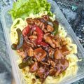 Cooksnap dari Min Ilaa Fillah untuk resep Mie sapi lada hitam / black pepper beef noodle