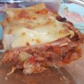 El cooksnap de Raquel Matthias cuando hizo Lasaña Mixta de carne y jamón y queso.