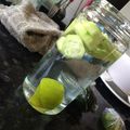 El cooksnap de Luisa cuando hizo Agua de pepino para adelgazar.