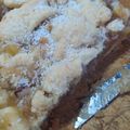 El cooksnap de Karen bonomi cuando hizo Pasta flora de membrillo y de dulce de leche sin manteca.
