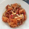 Cooksnap Hani semasa beliau membuat Mandai / Jeruk Kulit Cempedak Goreng.