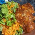 El cooksnap de Nicolas J Ceballos cuando hizo Patas muslos con verduras y salsa.
