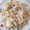 El cooksnap de Naryis Abdeselam cuando hizo Macarrones cremosos con champiñones y queso fundido.