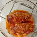 El cooksnap de Susana Padilla Mata cuando hizo Pechugas de pollo rellenas al horno - Receta de Batch Cooking.