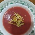 Kalpana Mavani's cooksnap of when they made ટોમેટો સૂપ (Tomato Soup Recipe In Gujarati).