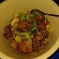 Cooksnap Wanfazeera semasa beliau membuat Ayam goreng kunyit.