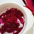 Cooksnap dari momih laura untuk resep Bubur Sumsum Buah Naga # MpasiSnack #Mpasi11bulan