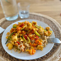 El cooksnap de Lorena Jarque Moreno cuando hizo Couscous con Pollo y Verdura (Con Thermomix).