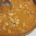 El cooksnap de Marta Olivart cuando hizo Pollo en salsa de champiñones.