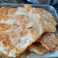 El cooksnap de Bego AC cuando hizo Orellas de Entroido (Orejas de Carnaval).