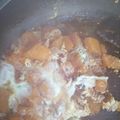 El cooksnap de lale218 cuando hizo Calabaza con jamón curado y huevos camperos 🎃 🥚.