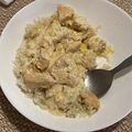 El cooksnap de Carmen Lima Otero cuando hizo Pechuga de pollo de corral con puerros a la crema.