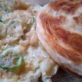 Anamta Azeem's cooksnap of when they made Egg 🥚 paratha.